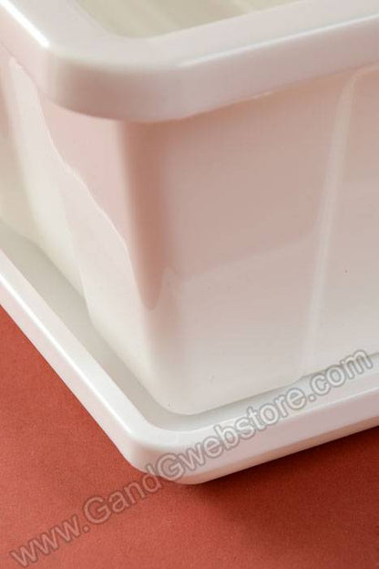 22.25&quot; X 6.60&quot; Flower Box Plastic Tray White
