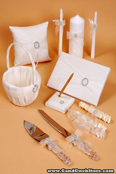 Wedding Pillow W/ Romance Ring Ivory