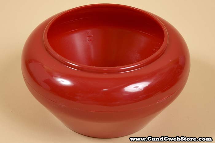 7.25" Potpourri Bowl Red Pkg\6