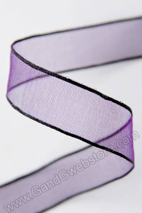 5/8" X 25yds Encore Wired Ribbon Aubergine