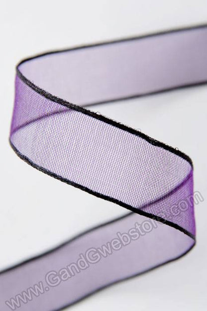 5/8" X 25yds Encore Wired Ribbon Aubergine