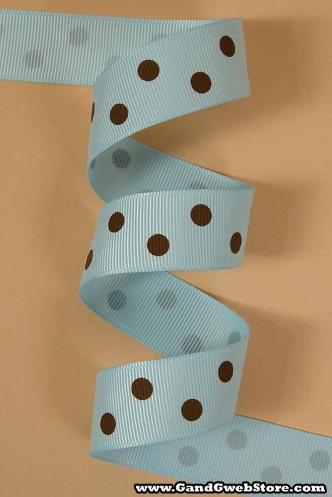 7/8" X 17yds Grosgrain Light Blue 