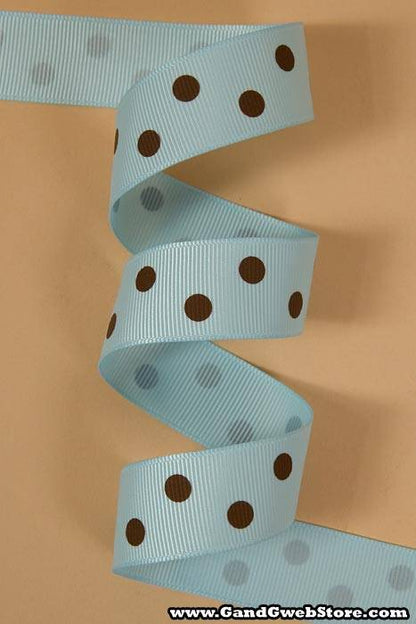 7/8" X 17yds Grosgrain Light Blue 