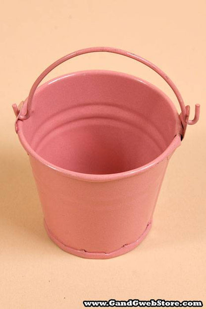 2.25" Favor Bucket Pink Pkg/12
