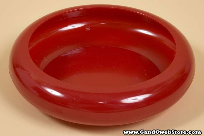 9" Frisbee Dish Red Pkg/6