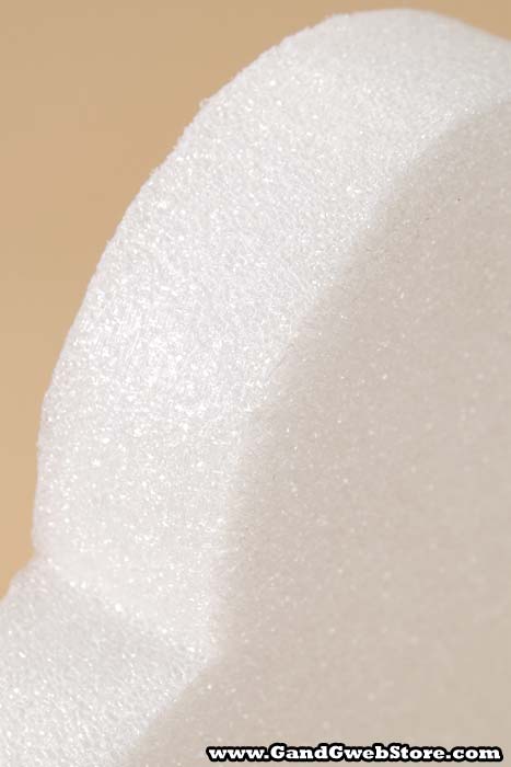 12&quot; White Solid Heart Ea