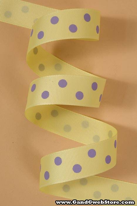 7/8" X 17yds Grosgrain Baby Maize 
