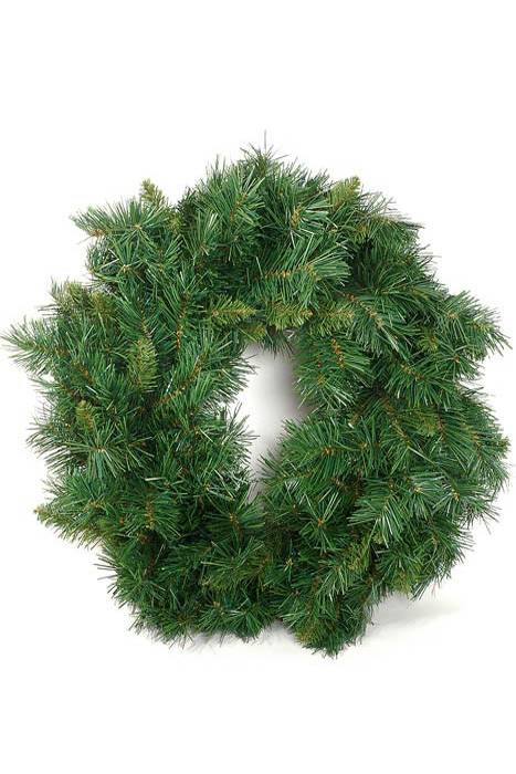 24" Wreath Sugar Pine Green