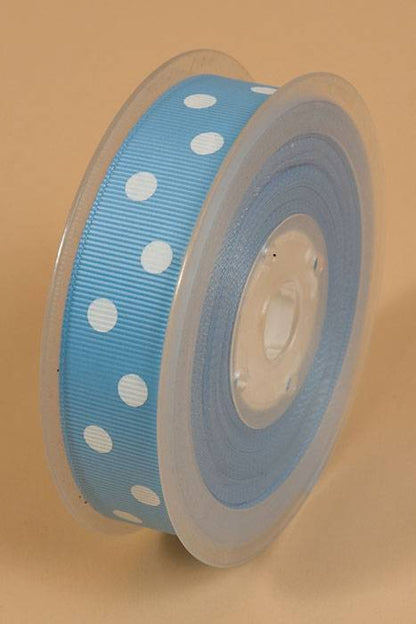 7/8" X 17yds Grosgrain Light  Blue Mist 
