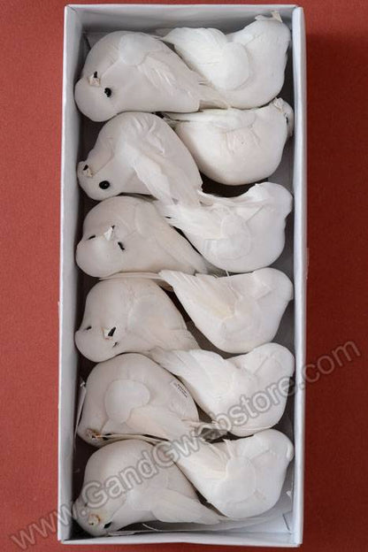 3" Bird White Pkg/12