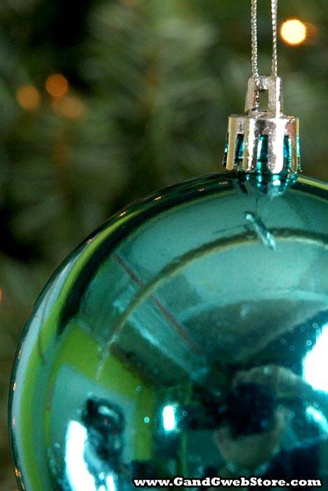 80mm Shiny Plastic Ball Lt. Blue Bx/6