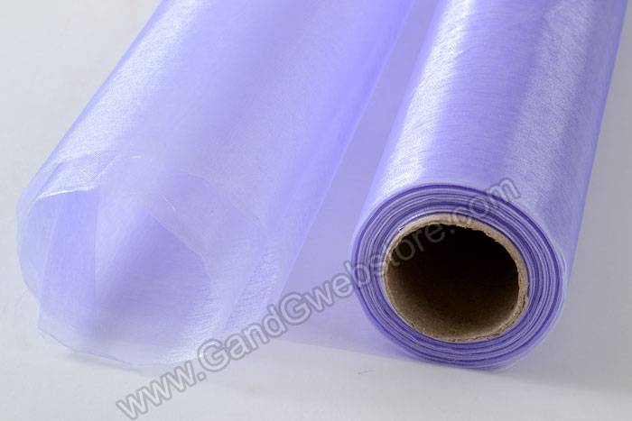 14" X 25yds Organza Iris