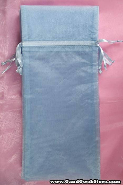 6.5" X 15" Wine Bag Blue Pkg/12
