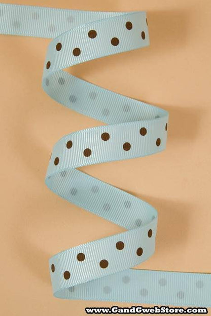 5/8" X 17yds Grosgrain Light Blue 