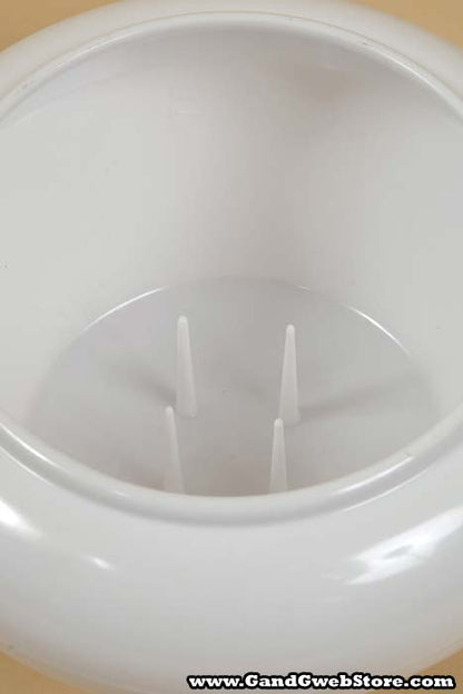 7.25" Potpourri Bowl White Pkg\6