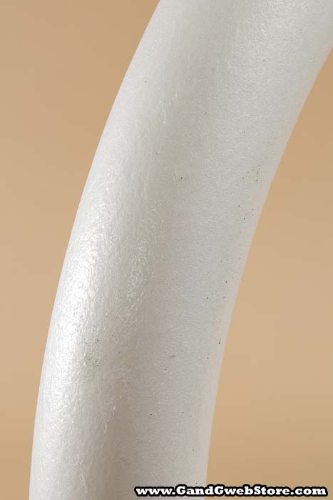 14&quot; White Round Wreath Ea