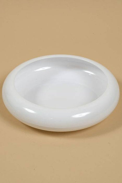9&quot; Frisbee Dish White Pkg/6