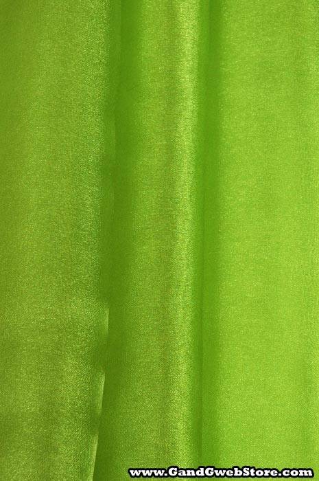 60" X 15yds Shimmer Organza Fabric Kiwi