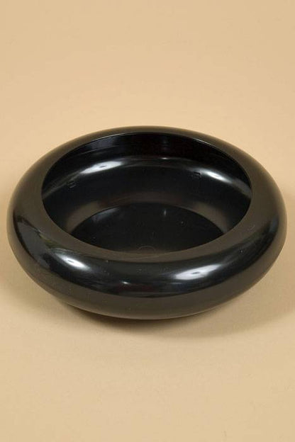 7.5" Frisbee Dish Black Pkg/6