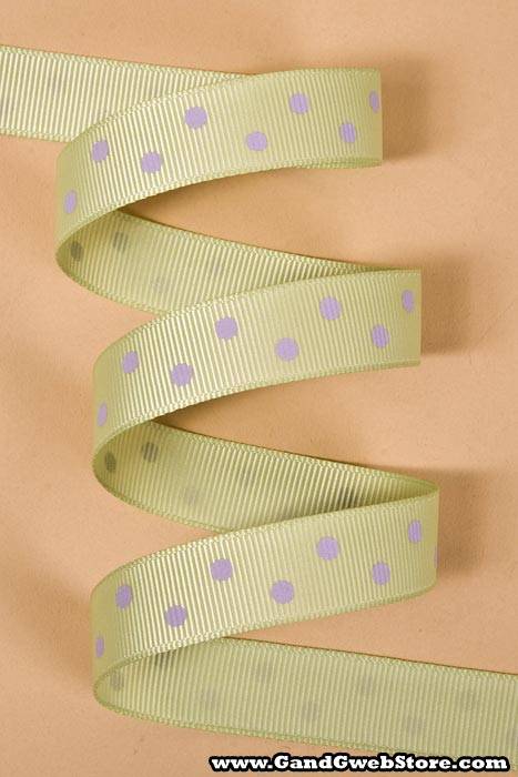 5/8" X 17yds Grosgrain Lime Juice 