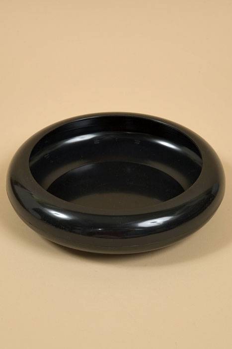 9" Frisbee Dish Black Pkg/6