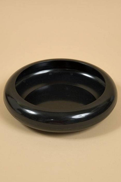 9" Frisbee Dish Black Pkg/6