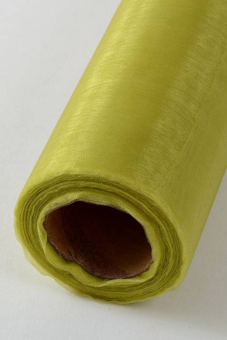 14" X 25yds Organza Kiwi