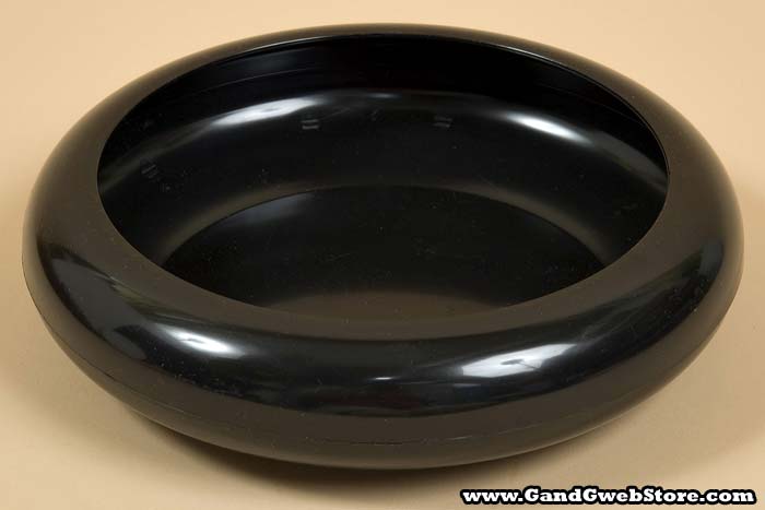 9" Frisbee Dish Black Pkg/6