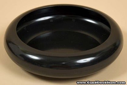 9" Frisbee Dish Black Pkg/6