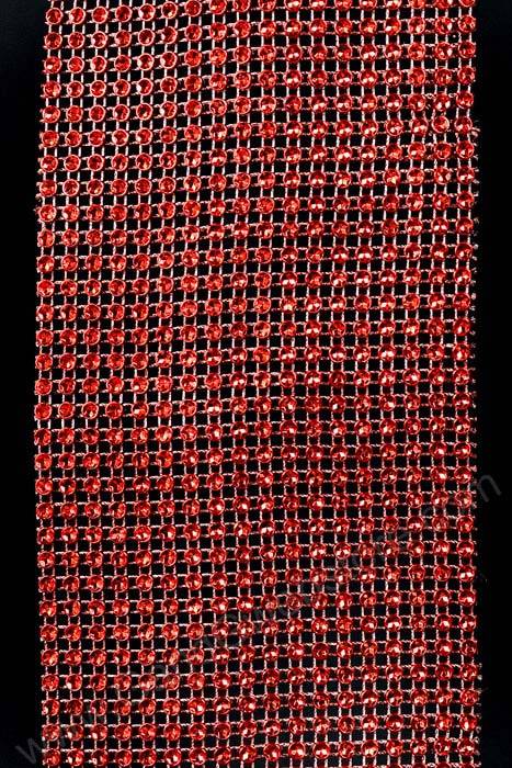 4.5" X 10yds Diamond Wrap Red