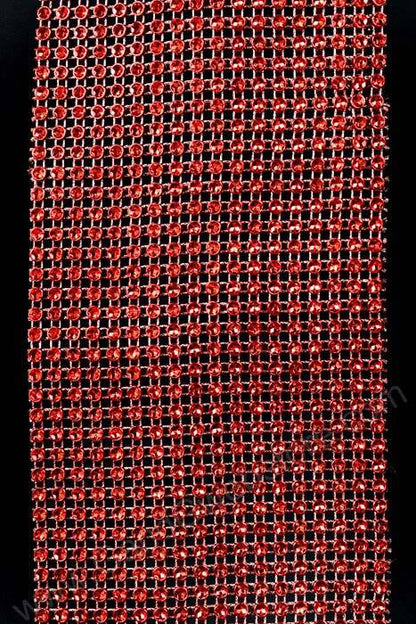 4.5" X 10yds Diamond Wrap Red