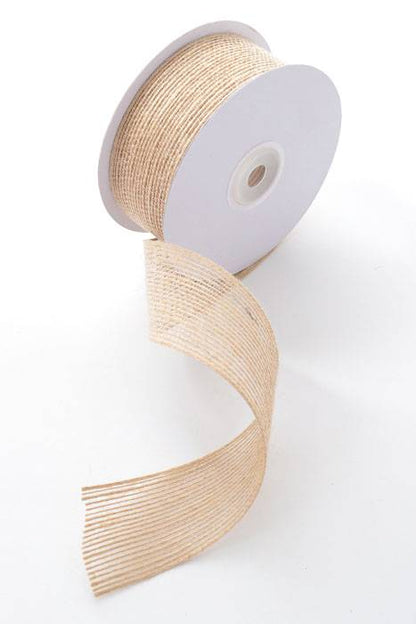 1.5" X 10yds Jute Ribbon Natural
