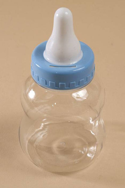 8.5" Milk Bottle Blue