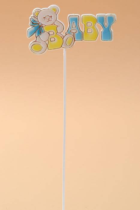 11" Baby Sign Blue/yellow Pkg/12