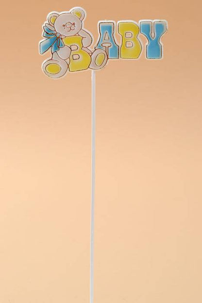 11" Baby Sign Blue/yellow Pkg/12