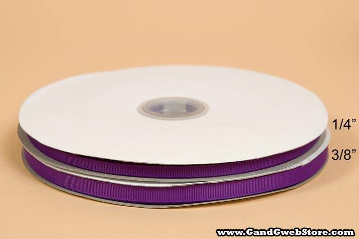 Grosgrain Ribbon Purple