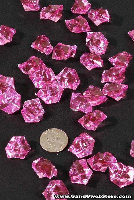 Large Acrylic Cube Rose Pkg/1lb