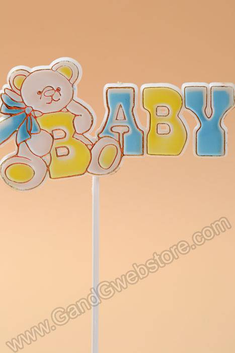 11" Baby Sign Blue/yellow Pkg/12