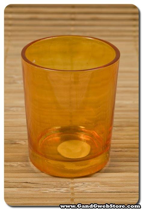 Votive Holder Amber Pkg/25