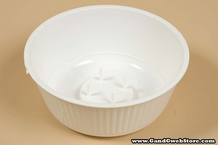 6" X 2.5" Bowl White Pkg/12