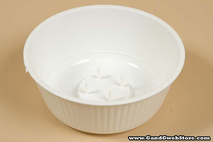 6" X 2.5" Bowl White Pkg/12