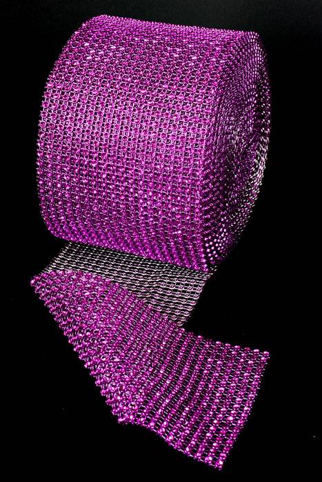 4.5" X 10yds Diamond Wrap Purple