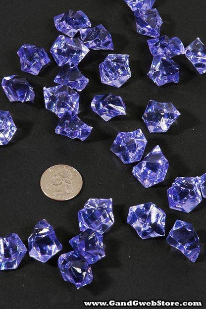 Large Acrylic Cube Periwinkle Pkg/1lb