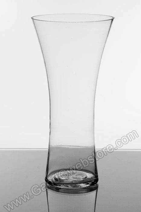 11.75&quot; Gathering Glass Vase Clear
