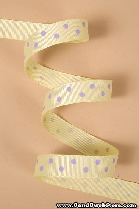 5/8" X 17yds Grosgrain Baby Maize 