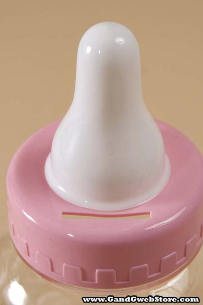 8.5" Milk Bottle Pink