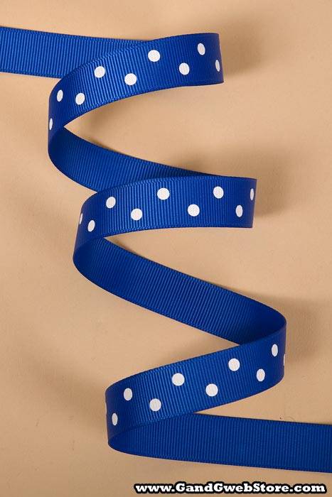 5/8" X 17yds Grosgrain Electric Blue 