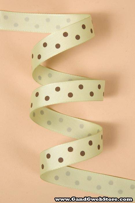 5/8" X 17yds Grosgrain Lime Juice 