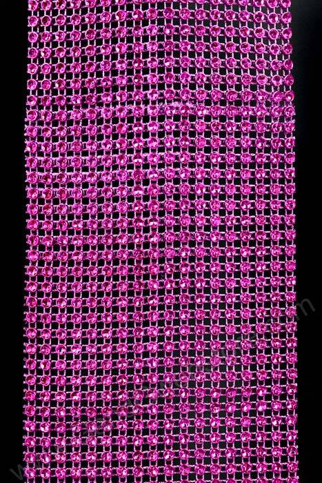 4.5" X 10yds Diamond Wrap Fuchsia
