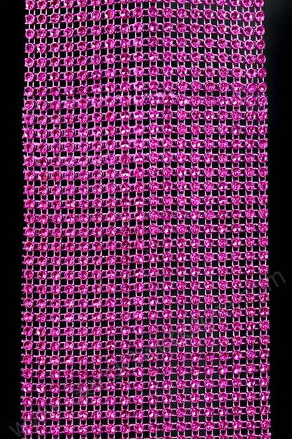 4.5" X 10yds Diamond Wrap Fuchsia